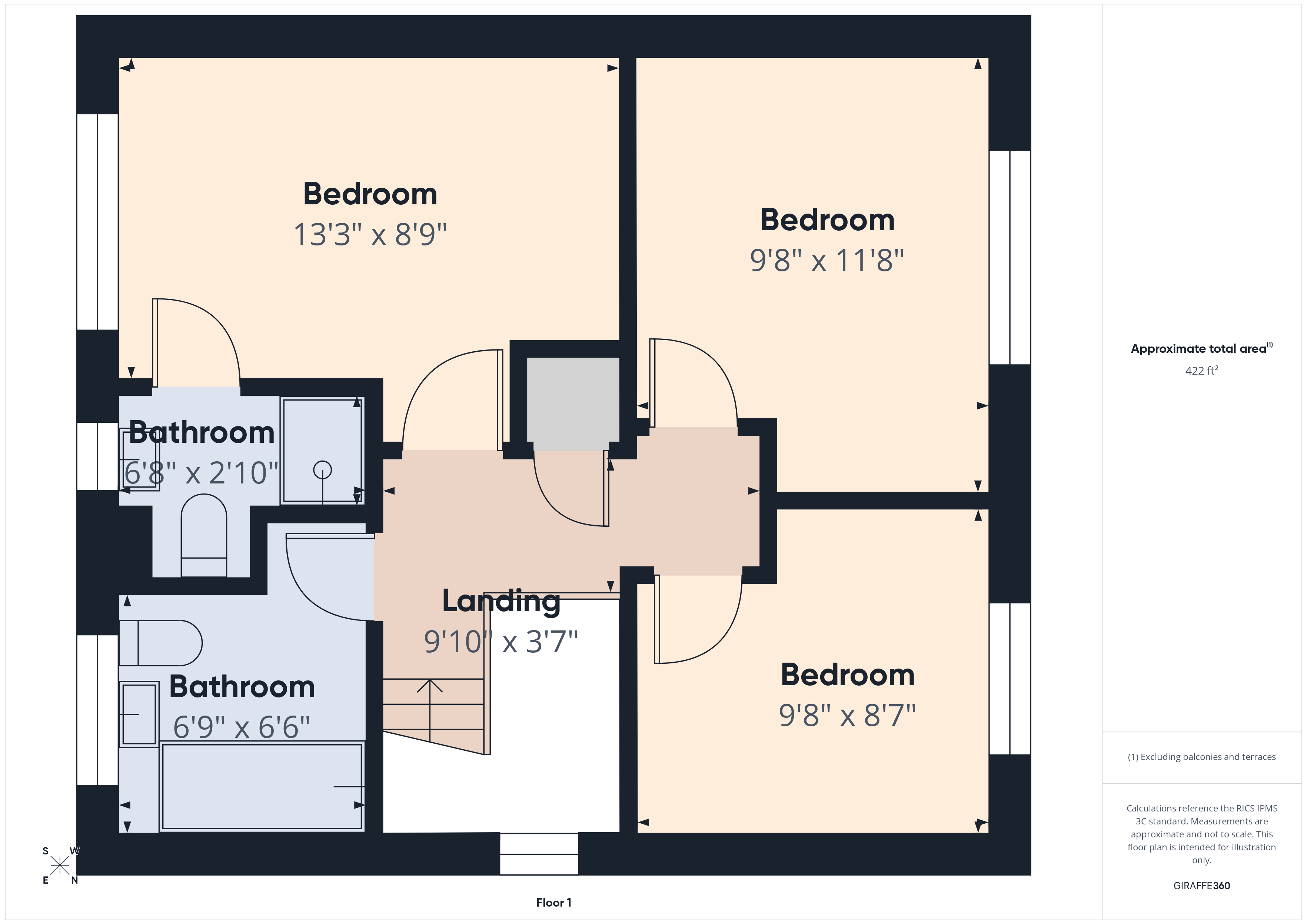 Floor 1 - Floor Plan